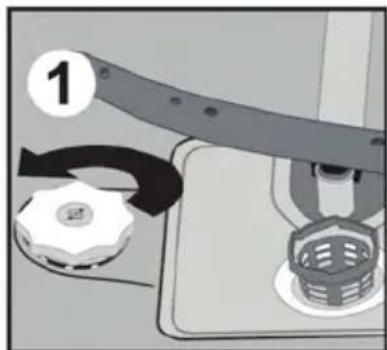 WALTHAM C 1352 DB - Remplissage du compartiment à sel - 1