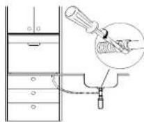 OCEANIC OCEALVC655AS - Comment vider I'exces d'eau des tuyaux - 2