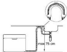 OCEANIC OCEALVC655AR - Comment vider I'exces d'eau des tuyaux - 1