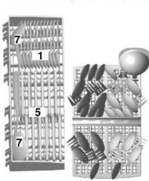 CALIFORNIA W60A1A401D - Panier a couverts - 1