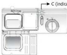 CALIFORNIA W60A1A401D - - Quand replir le distributeur de produit de rinceage? - 1