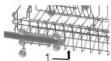 CALIFORNIA W45A1A401L - Ajustement du panier supérieur - 1