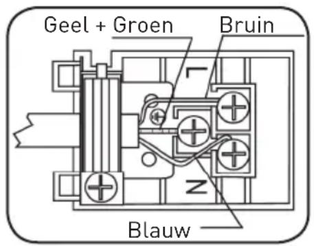VALBERG 951255 MFO 65 C XVET - U dient de volgende instructies te volgen tijdens het aansluiten: - 1