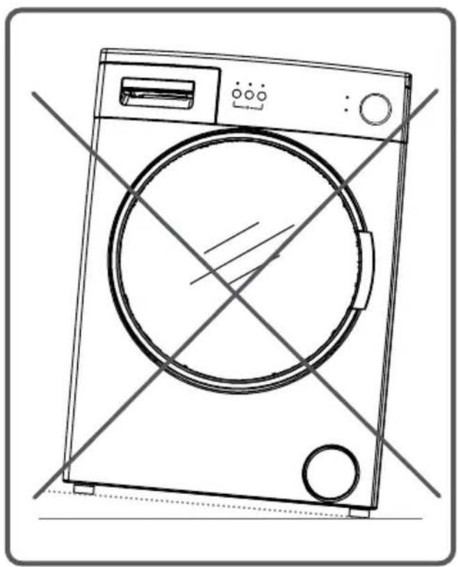 HIGH ONE HIG LG605BVT - N'installez pas la machine sur un tapis ou des surfaces similaires. - 4