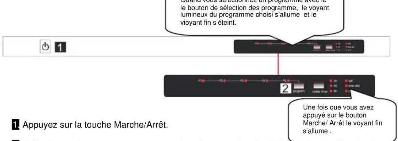 VALBERG WLV 2145 FI - MISE SOUS TENSION ET CHOIX D'UN PROGRAMME - 1