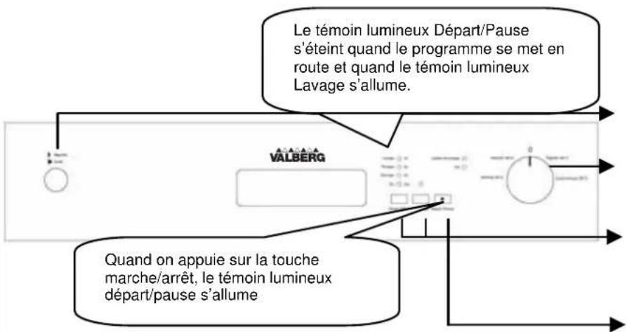 VALBERG INT 1245 BV - MISE SOUS TENSION ET CHOIX D'UN PROGRAMME - 1
