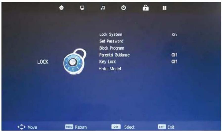 OKI B32FLED 1 - LOCK menu - 1