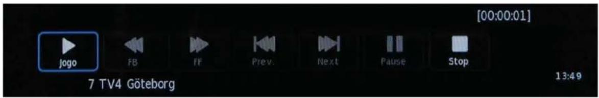 OKI B32FLED 1 - 1)Menu de gravacao - 1