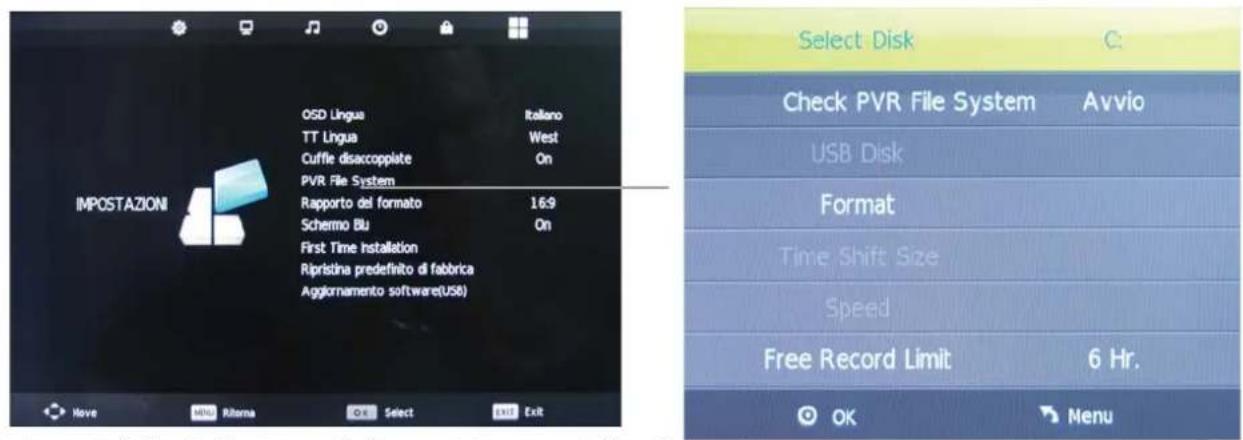 OKI B32FLED 1 - 1). Sistema di file PVR - 1