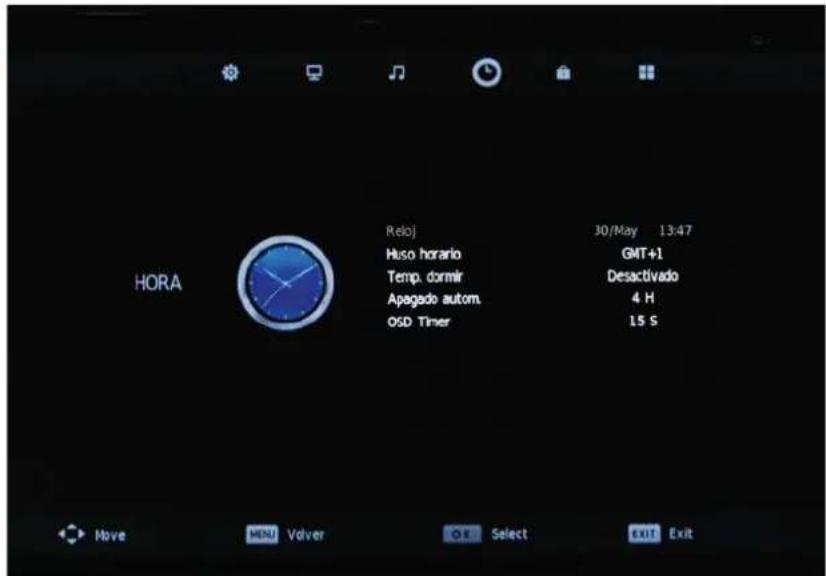 OKI B32FLED 1 - Menu HORA - 1