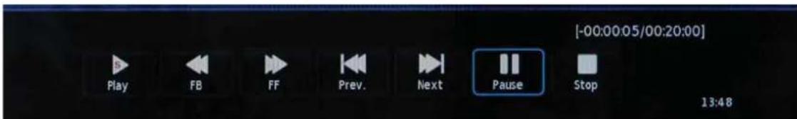 OKI B32FLED 1 - 2)Time Shift-Menu - 1