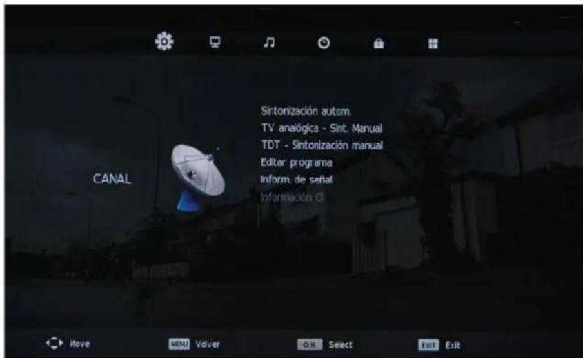 OKI B32FLED 1 - Menu CANAL - 1