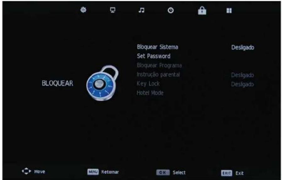 OKI B32FLED 1 - Menu BLOQUEIO - 1