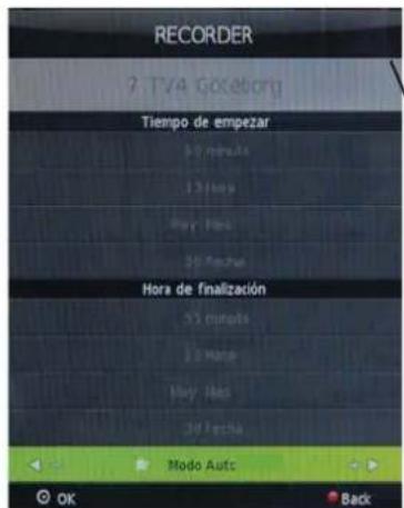 OKI B32FLED 1 - 2) Menu direct différé (timeshift) - 3