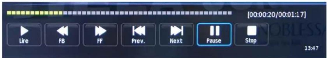 OKI B32FLED 1 - 2) Menu direct différé (timeshift) - 1