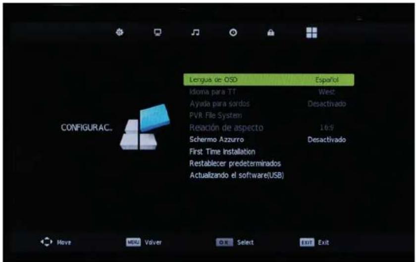 OKI B32FLED 1 - Menu CONFIGURACION - 1