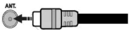 CONTINENTAL EDISON CEDLED32ML3 - Conexión de Antena y Cable - 1