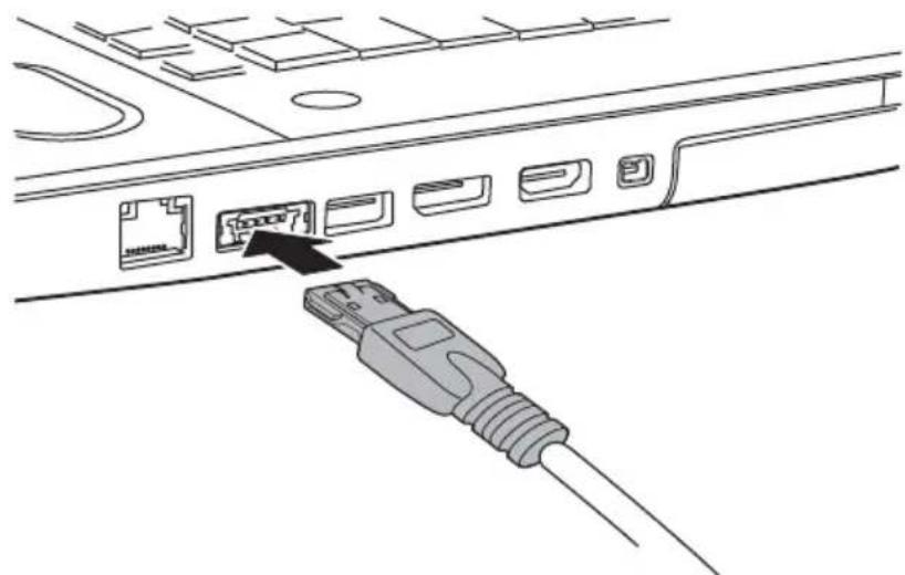 TOSHIBA P500D - Connexion d'un périphérique eSATA - 2