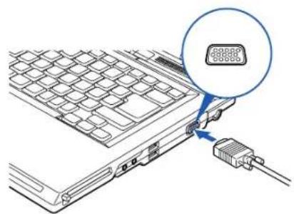 FUJITSU LifeBook V1010 - Port video externe - 1