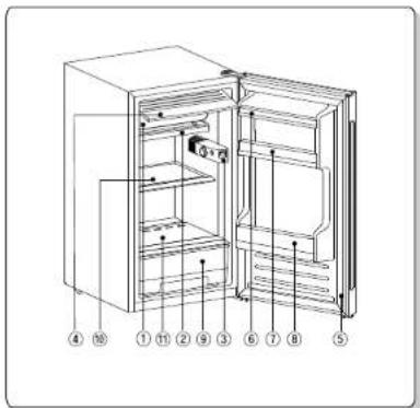 DAEWOO FN15B2RNBDT - NOMS DES PIECES - 1