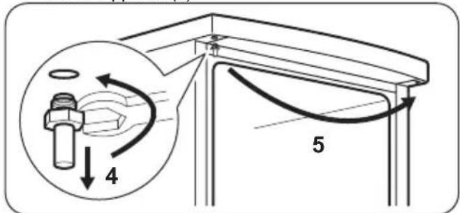 FAURE FRA40100XA - Reversibilité de la porte - 4