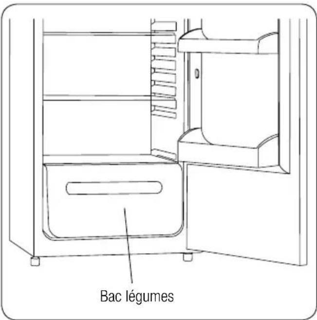 FAURE FRA25100WA - Bac légumes - 1