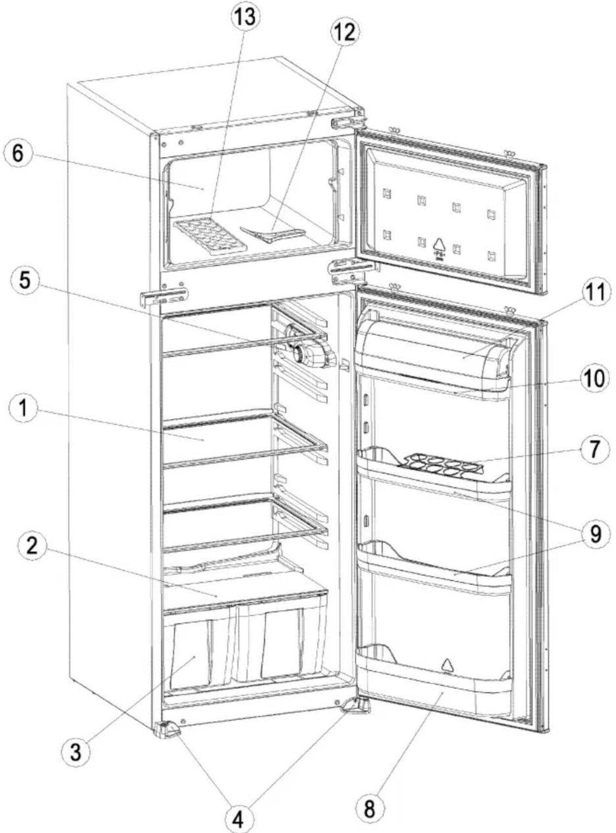 BAUMATIC BGN2500D - PARTIE 6. LES PARTIES DE L'APPAREIL ET LES COMPARTIMENTS - 7