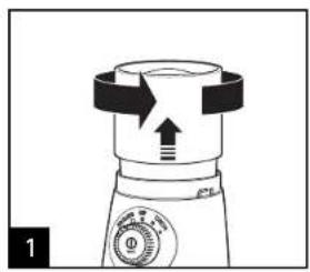HAMILTON BEACH Custom Grind Deluxe 80374 - Utilisation du moulin à café - 1