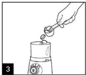HAMILTON BEACH Custom Grind Deluxe 80374 - Using the Coffee Grinding - 3