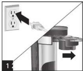HAMILTON BEACH FlexBrew 49963 - A WARNING Burn Hazard. - 1