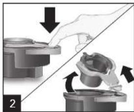 HAMILTON BEACH FlexBrew 49963 - WARNING Burn Hazard. - 2