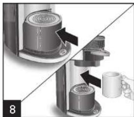 HAMILTON BEACH FlexBrew 49963 - Cómo Preparar un Paquete K-Cup\* (cont.) - 4
