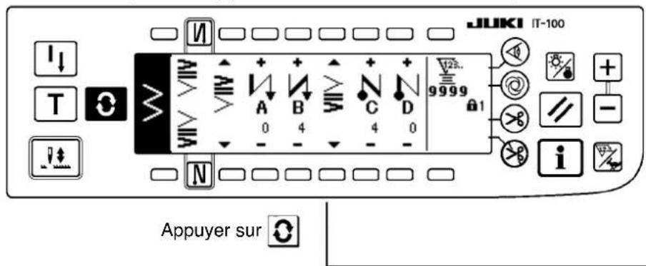 JUKI LZ2290A - 6-3. Transition de l'ecran de base - 3