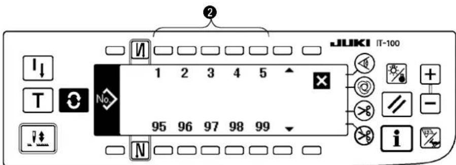 JUKI LZ2290A - Définition de la couture de configuration - 2