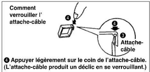 JUKI LZ2290A - Lorsque la pédale pour travailABOUT (PK70 ou 71) est utilisée: - 3