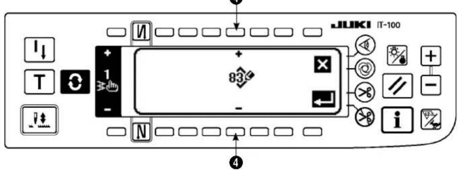 JUKI LZ2290A - Ecran local de mémorisation - 1
