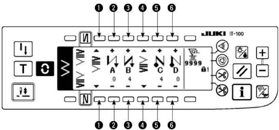 JUKI LZ2290A - Ecran de paramétrage d'exécution de points arrêté (condensation standard) - 1