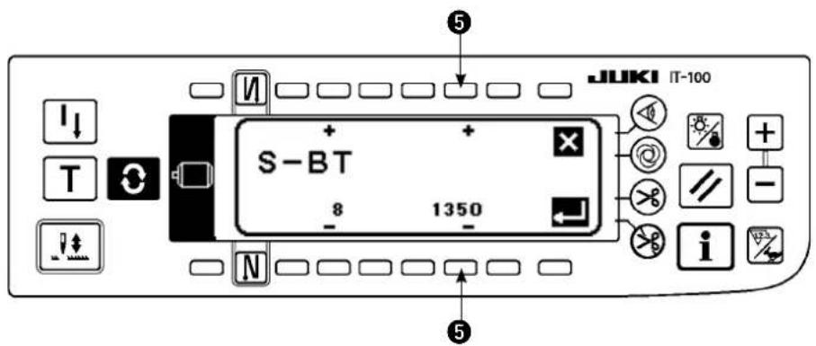 JUKI LZ2290A - [Procedure de paramétrage de niveau 2] - 11