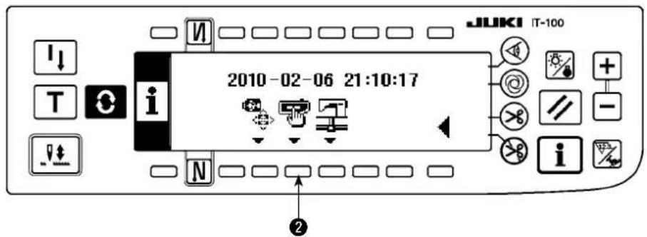 JUKI LZ2290A - 6-19. Réglage de l'interrupteur logiciel du panneau - 2