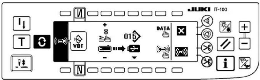 JUKI LZ2290A - Ecran de paramétrage des communications - 1