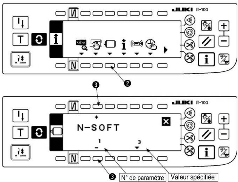 JUKI LZ2290A - [Procedure de paramétrage de niveau 2] - 2