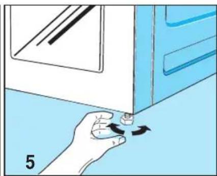 Ardo SLE700 - NIVELLEMENT DU SÉCHE-LINGE - 1
