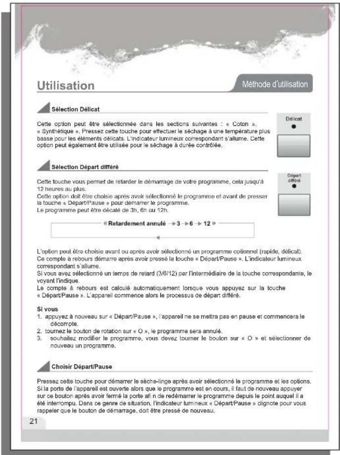 OCEANIC OCEASLEE6HU - Sélectionner la touche Rapide - 2