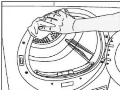 OCEANIC OCEASLCE7DD - Cartouche filtrante / Surface interieure de la porte - 7