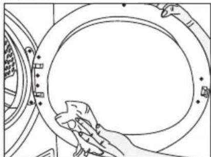 OCEANIC OCEASLCE7DD - Cartouche filtrante / Surface interieure de la porte - 6