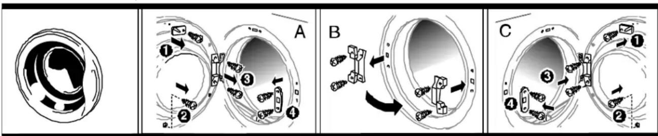 BELLAVITA SL7 CEC SA - POUR INVERSER LE SENS D'OUVERTURE DE LA PORTE - 1