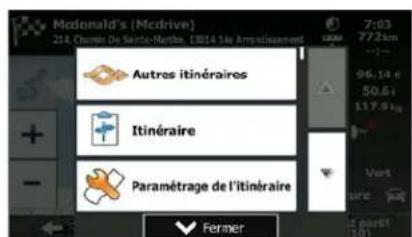MAPPY Ulti S547 FM - Vérification des autres itinéaires pour un itinéaire existant - 3