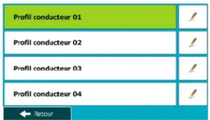MAPPY Ulti S547 FM - Profils utiliseur - 1