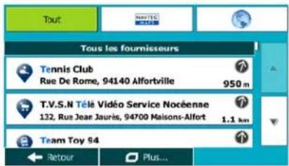 MAPPY Ulti S547 FM - Recherche combinée — Acceder à un lieu d'intérêt par sa catégorie - 1