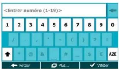 MAPPY Ulti S547 FM - Saisissez le numero de l'habitation : - 4